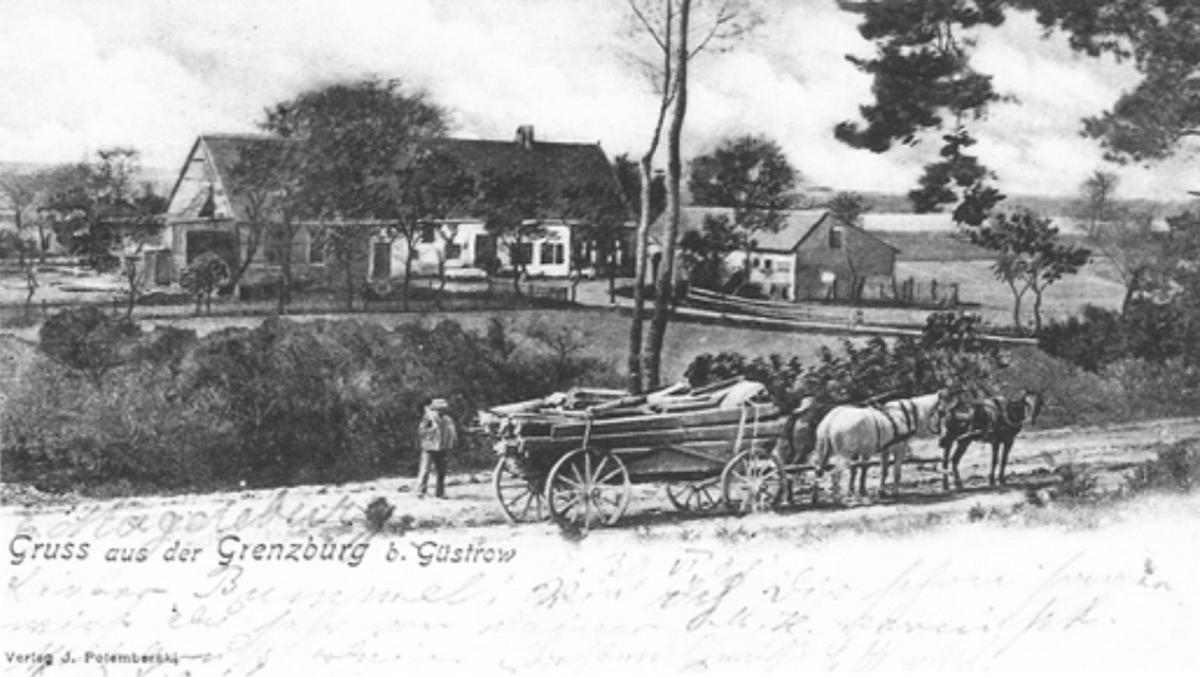 Bild der Grenzburg ca. 1901